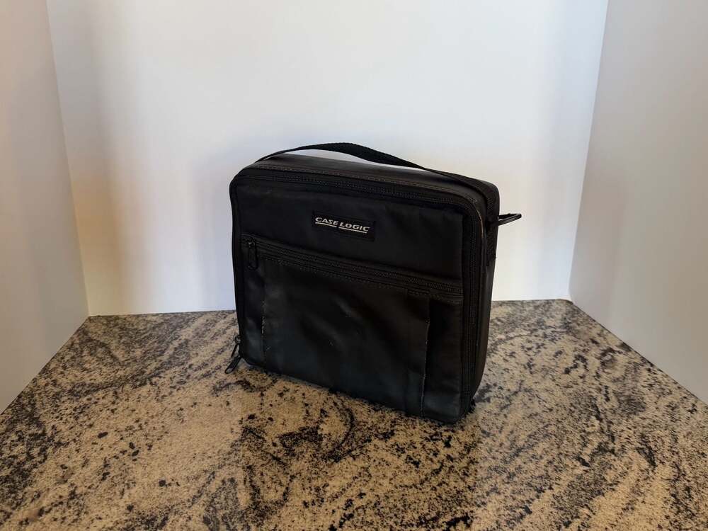 Vintage Case Logic 20 Capacity Cassette Tape Carrying Storage Travel Case